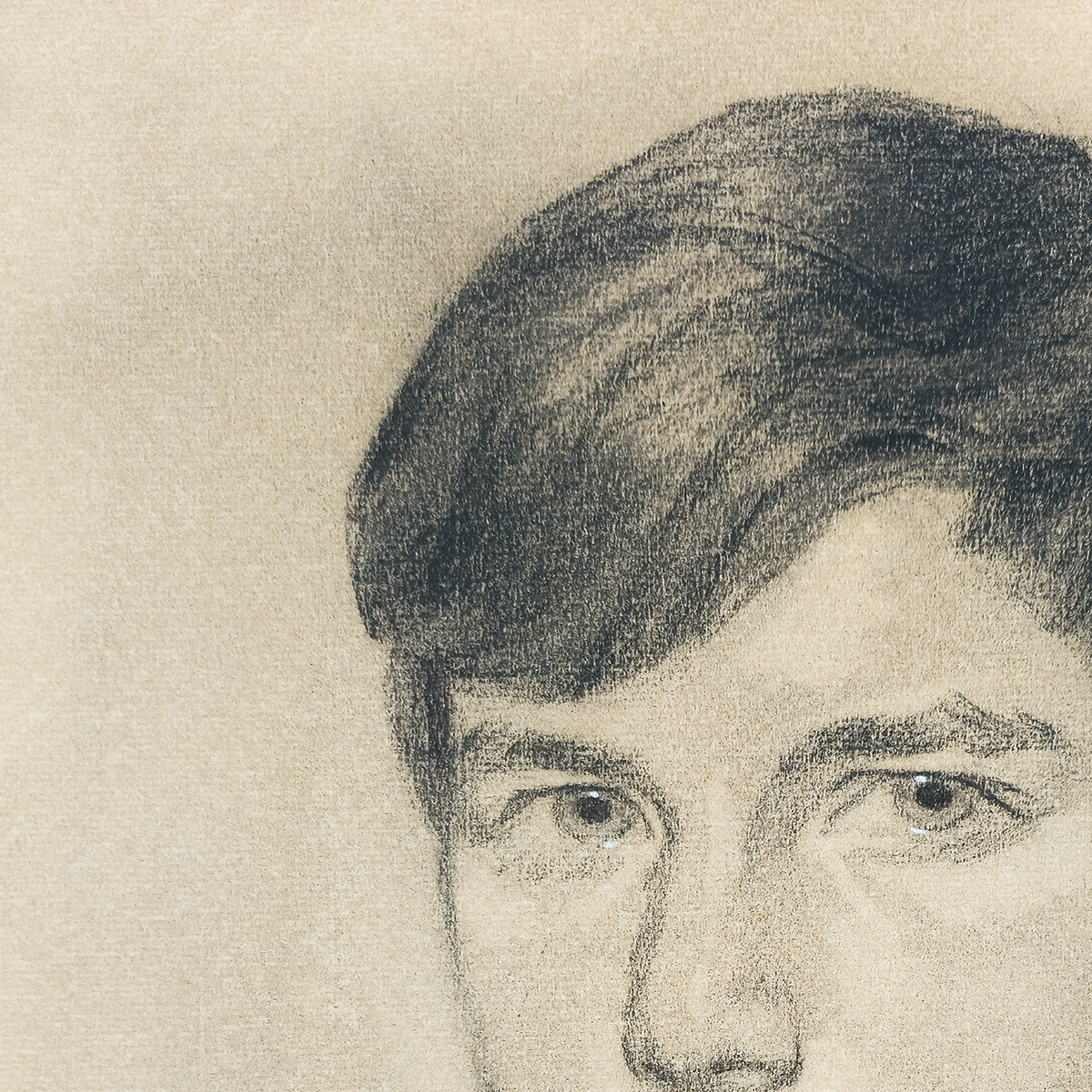 Graphite Portrait of a Young Man - Harold Geller