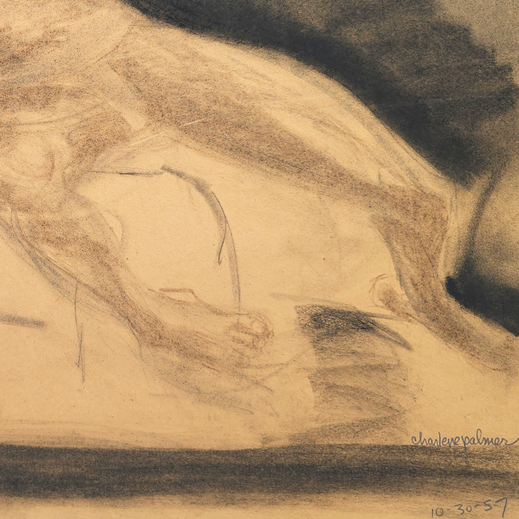 Male Figure at Table - Charlene Palmer