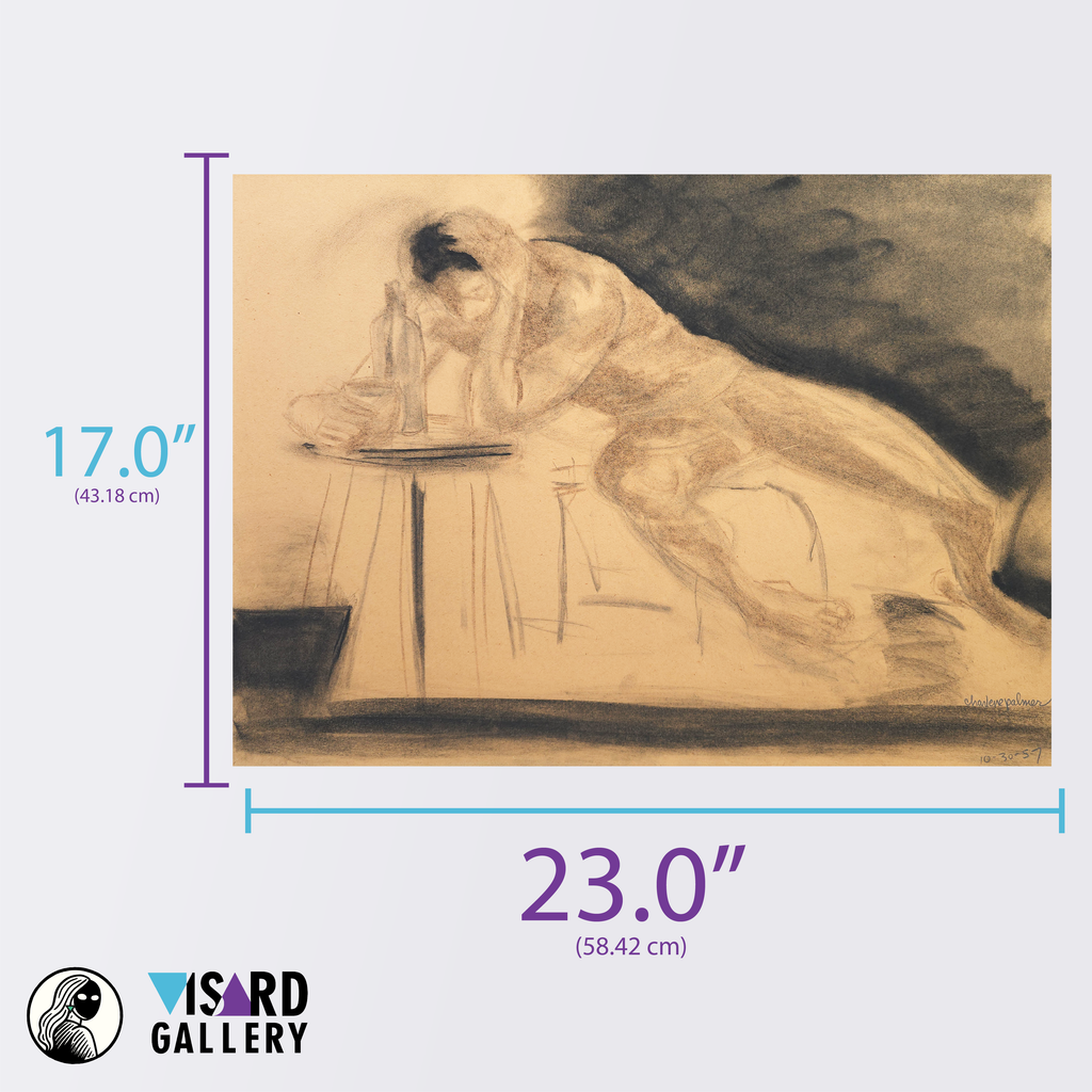 Male Figure at Table - Charlene Palmer