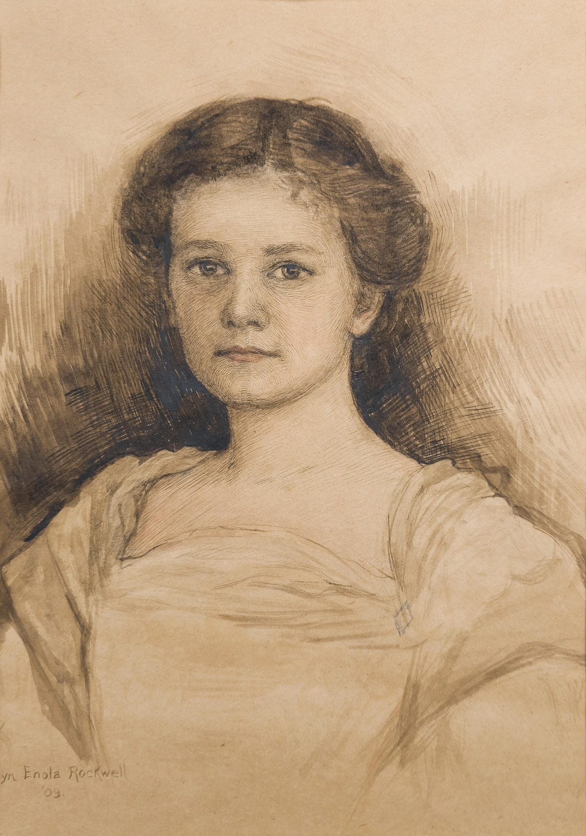 Portrait of a Young Girl - Evelyn Enola Rockwell