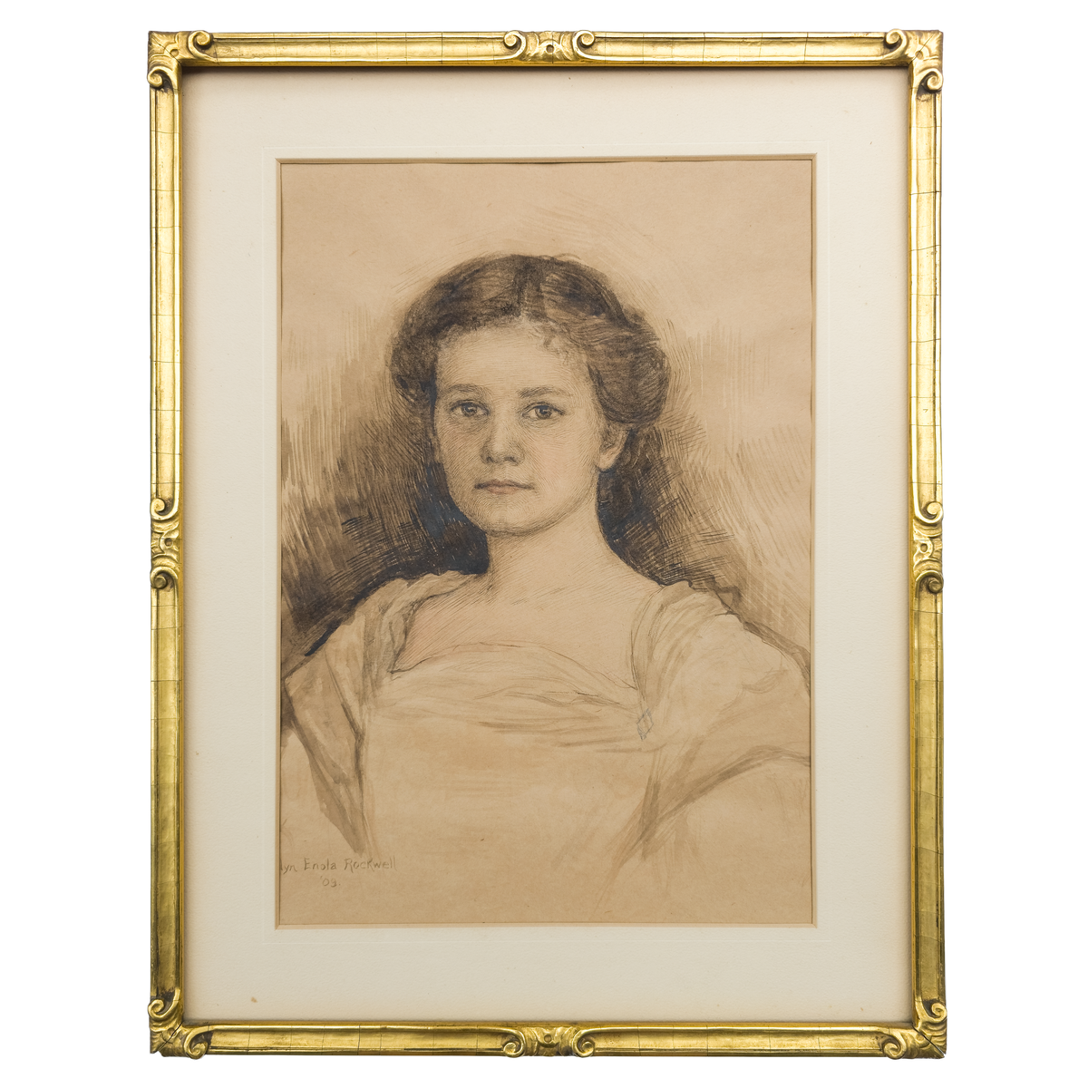 Portrait of a Young Girl - Evelyn Enola Rockwell