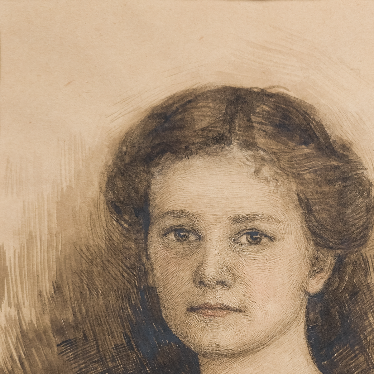 Portrait of a Young Girl - Evelyn Enola Rockwell