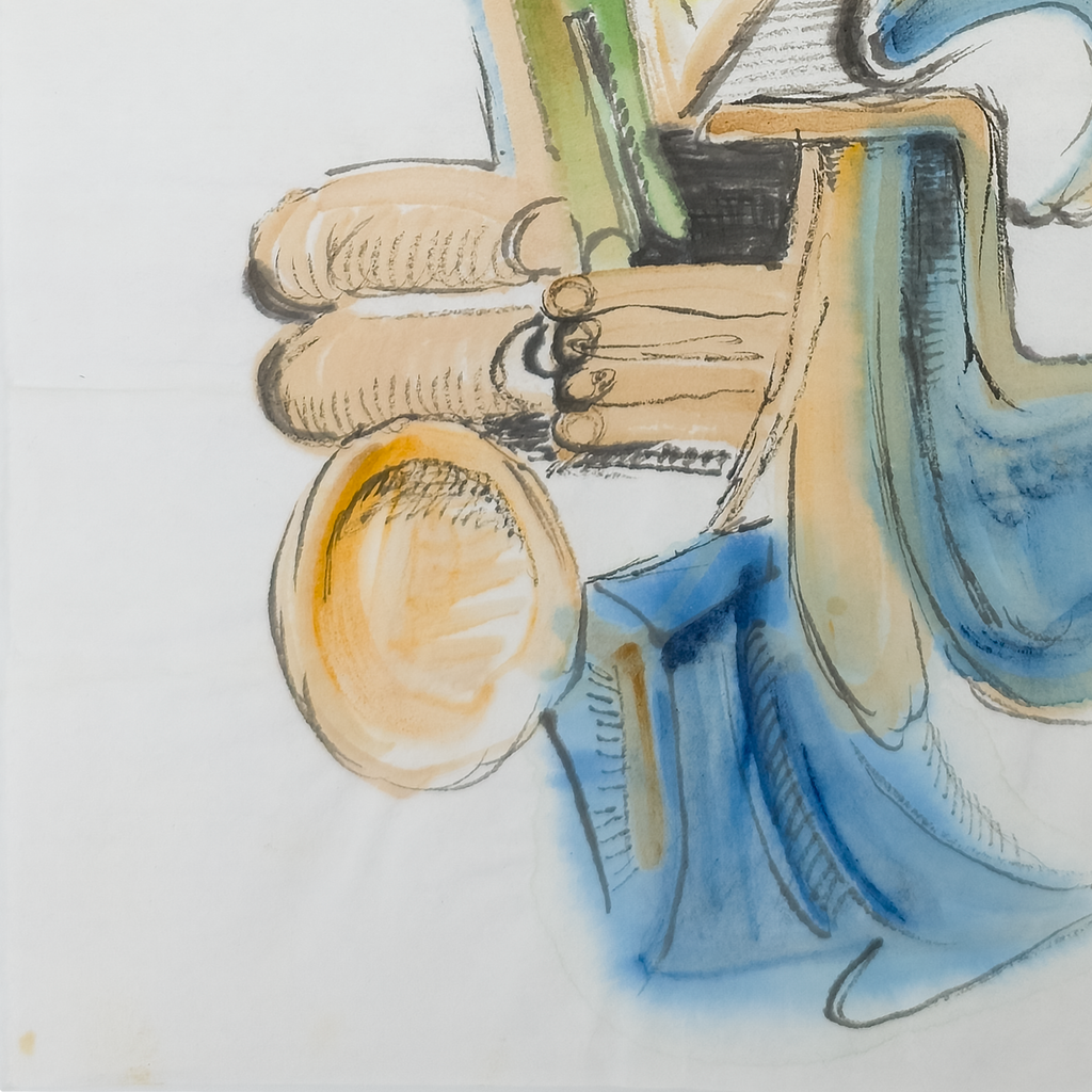 Abstract Musician - Robert Lohman, c. 1981