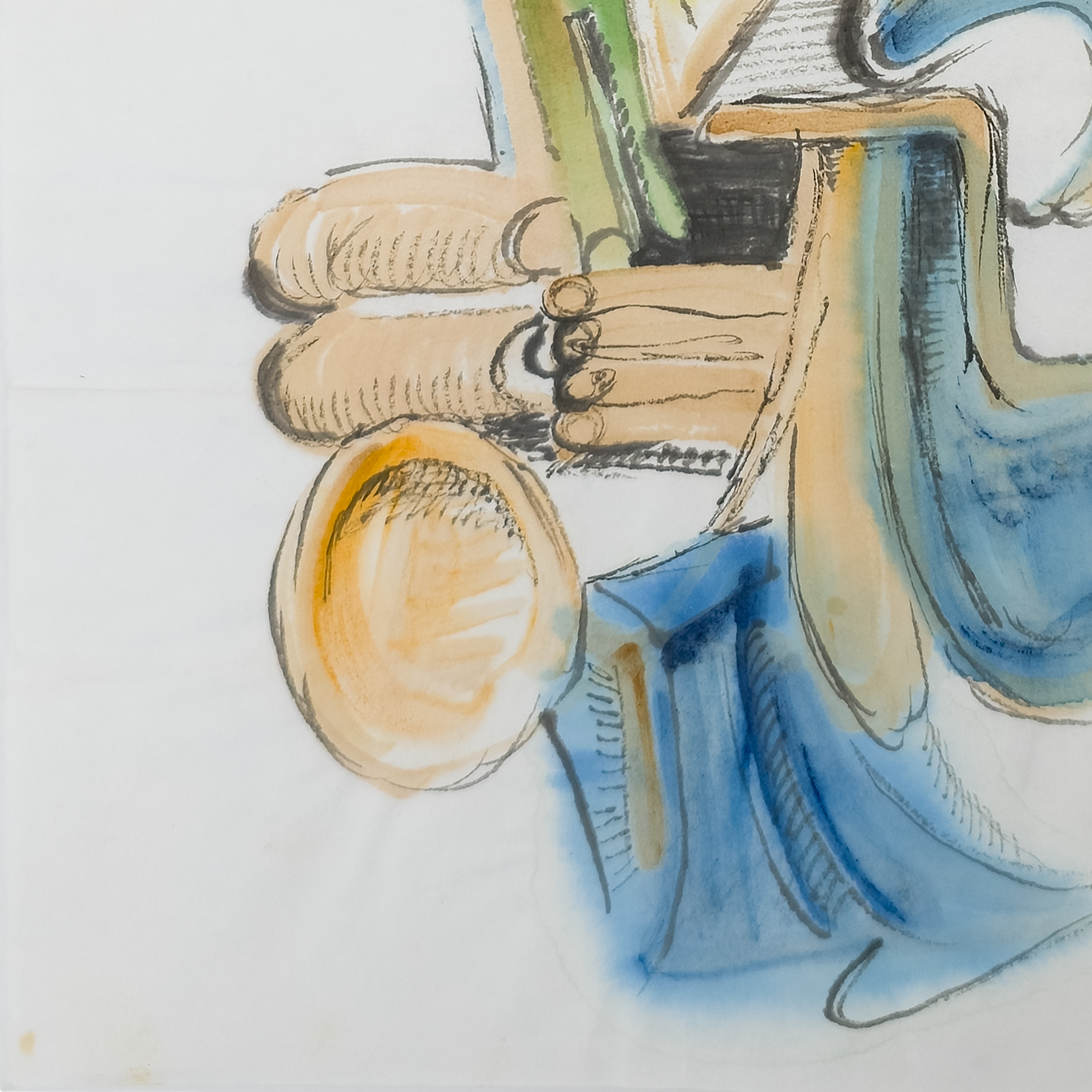 Abstract Musician - Robert Lohman, c. 1981