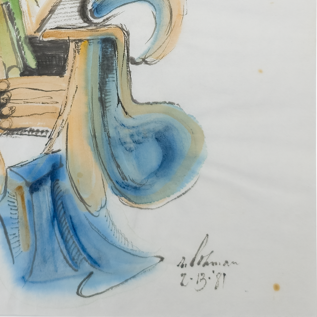 Abstract Musician - Robert Lohman, c. 1981
