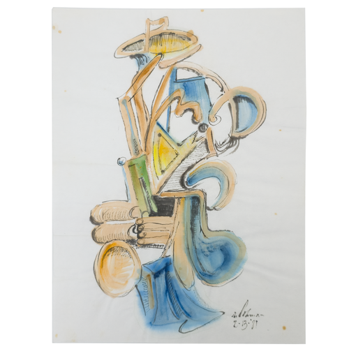 Abstract Musician - Robert Lohman, c. 1981