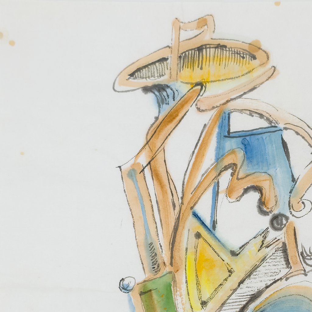 Abstract Musician - Robert Lohman, c. 1981