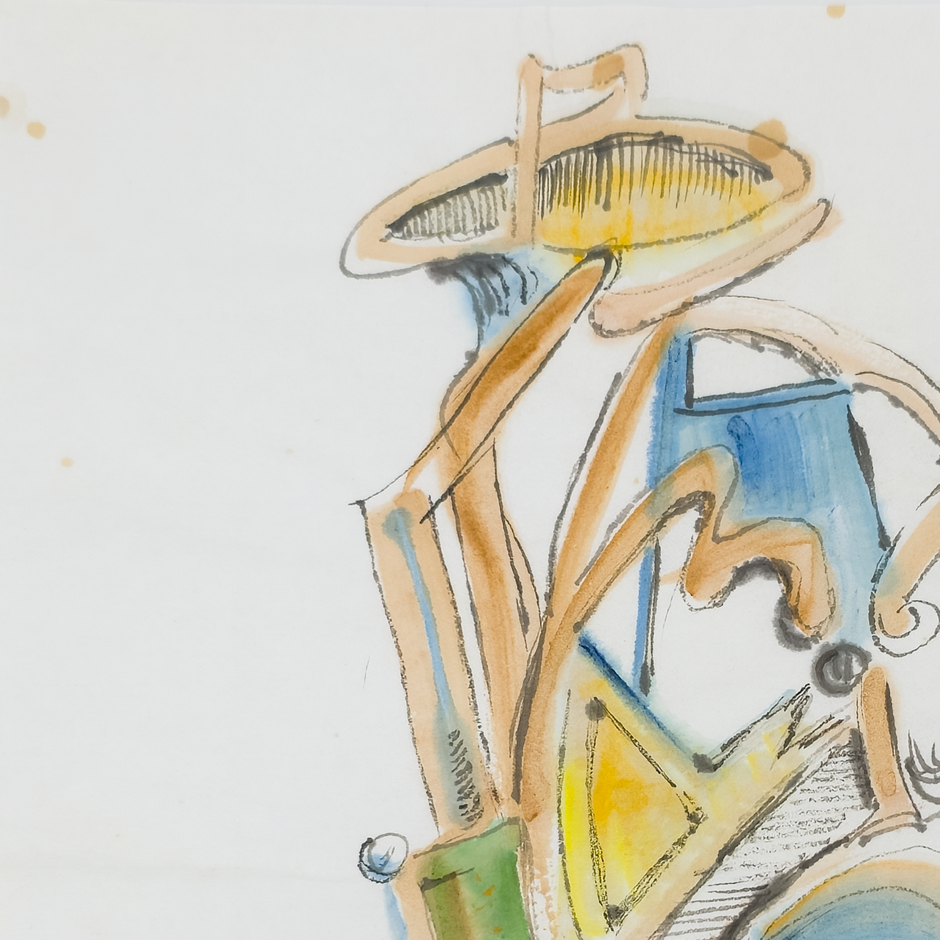 Abstract Musician - Robert Lohman, c. 1981