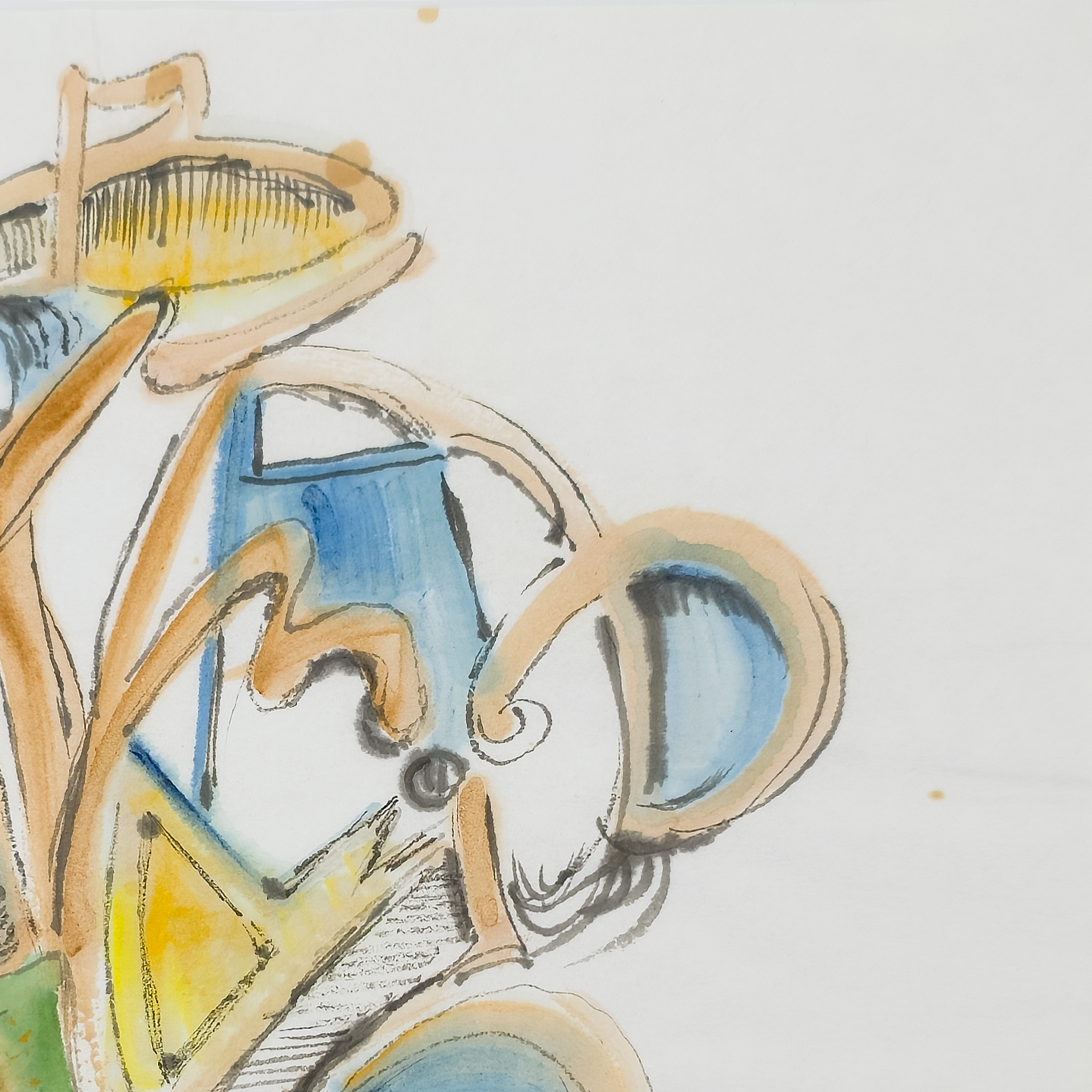 Abstract Musician - Robert Lohman, c. 1981