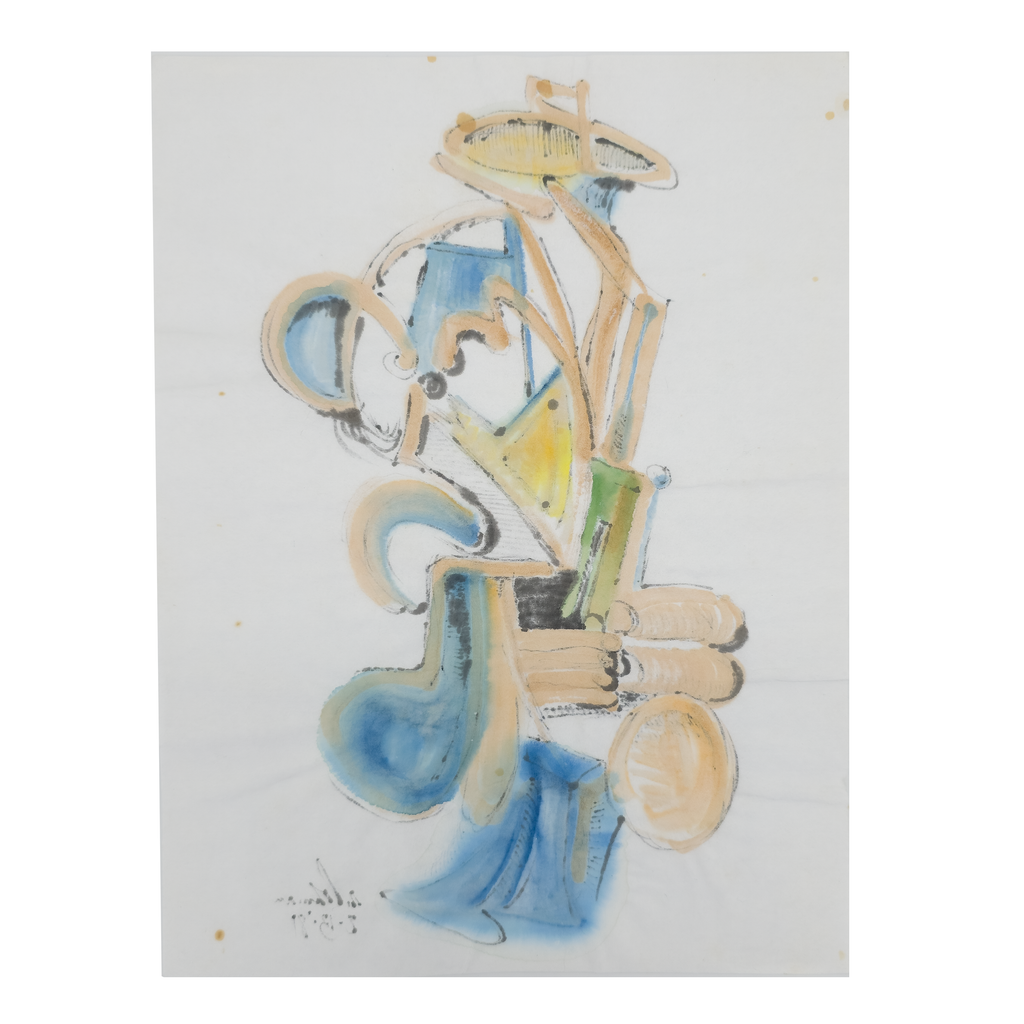 Abstract Musician - Robert Lohman, c. 1981