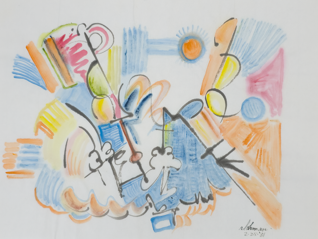 Syncopated Abstraction - Robert Lohman, c. 1981