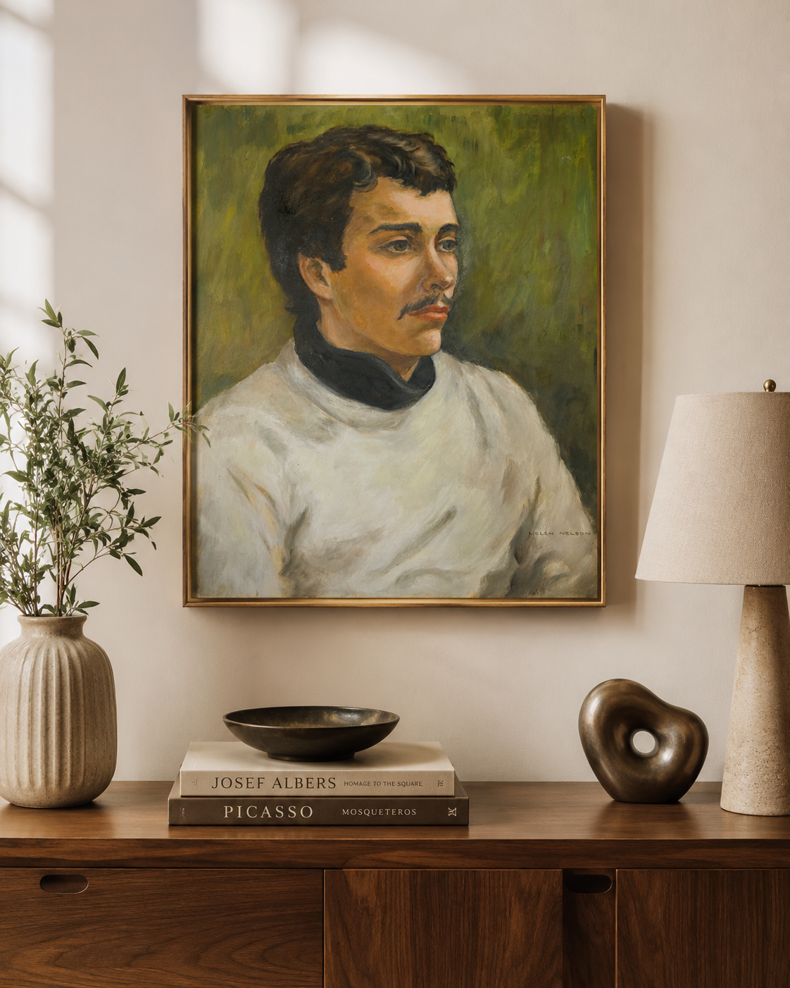 Portrait of a Summer Man - Helen Nelson, c. 1965